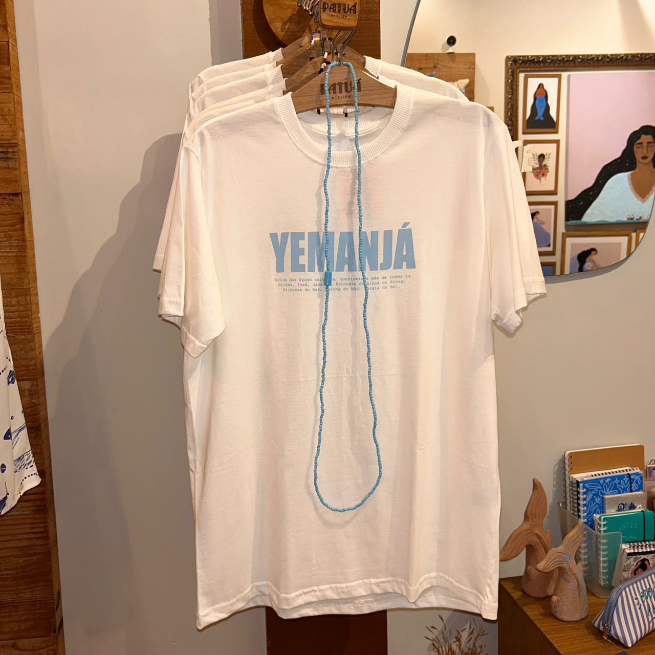 T-SHIRT YEMANJÁ OFF WHITE