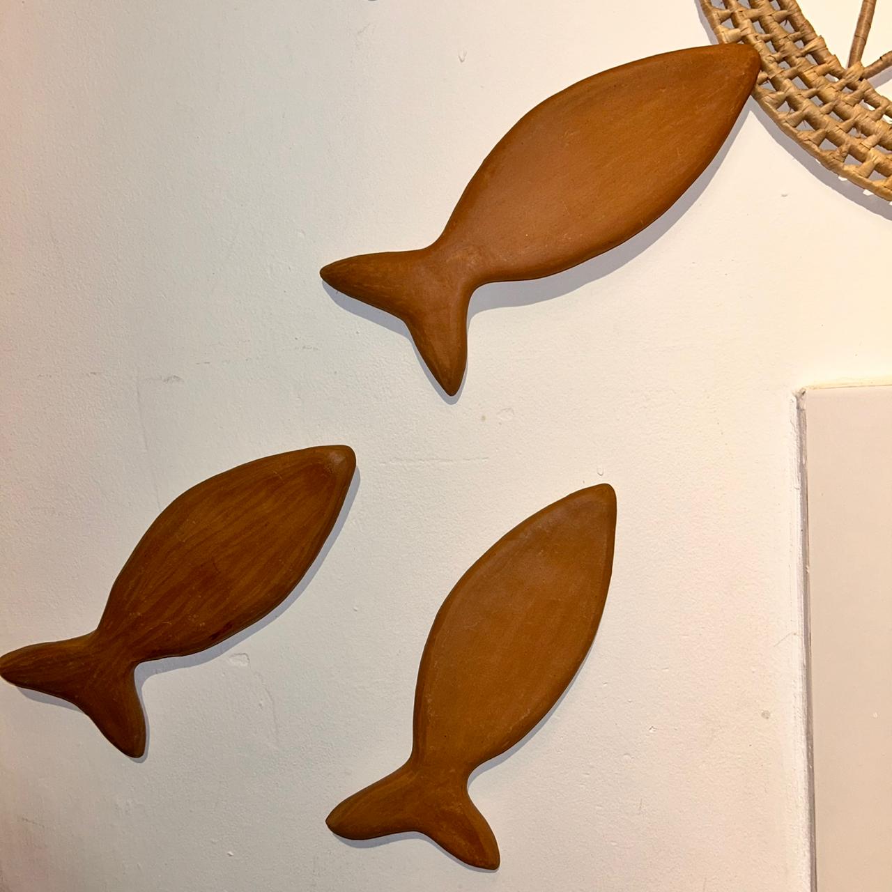 PEIXE PAREDE RETO U - 23 CM