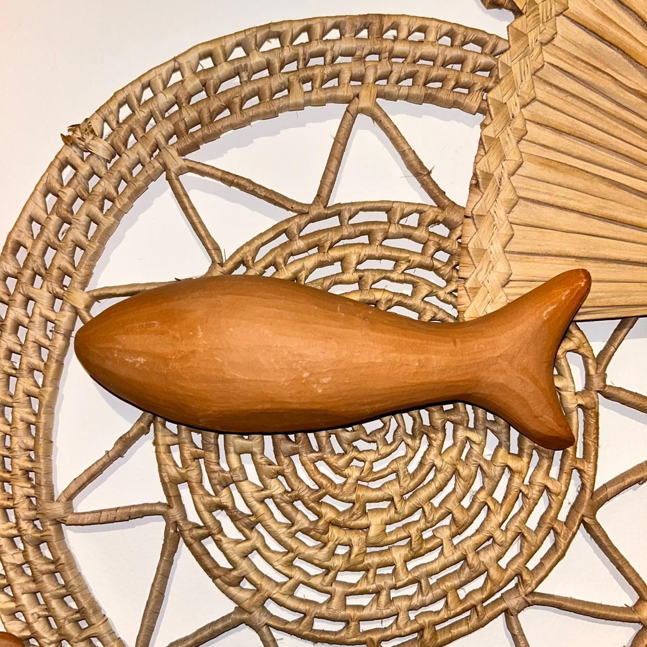PEIXE PAREDE OVAL U - 20 CM
