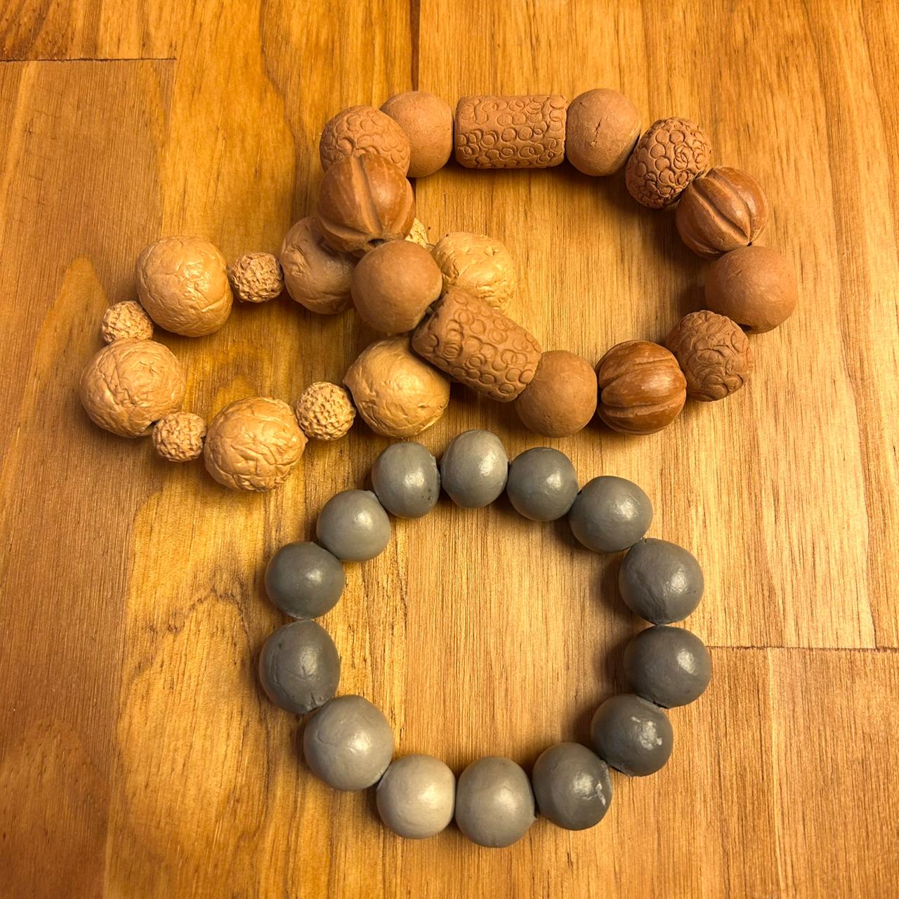 BIO JOIAS PULSEIRA ELASTICO CERÂMICA G